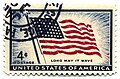 US Flag, 4¢, 1957